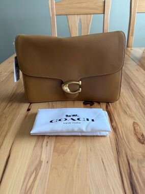 Sold - NWT Chain Tabby Shoulder Bag 30 in Honey Brown
